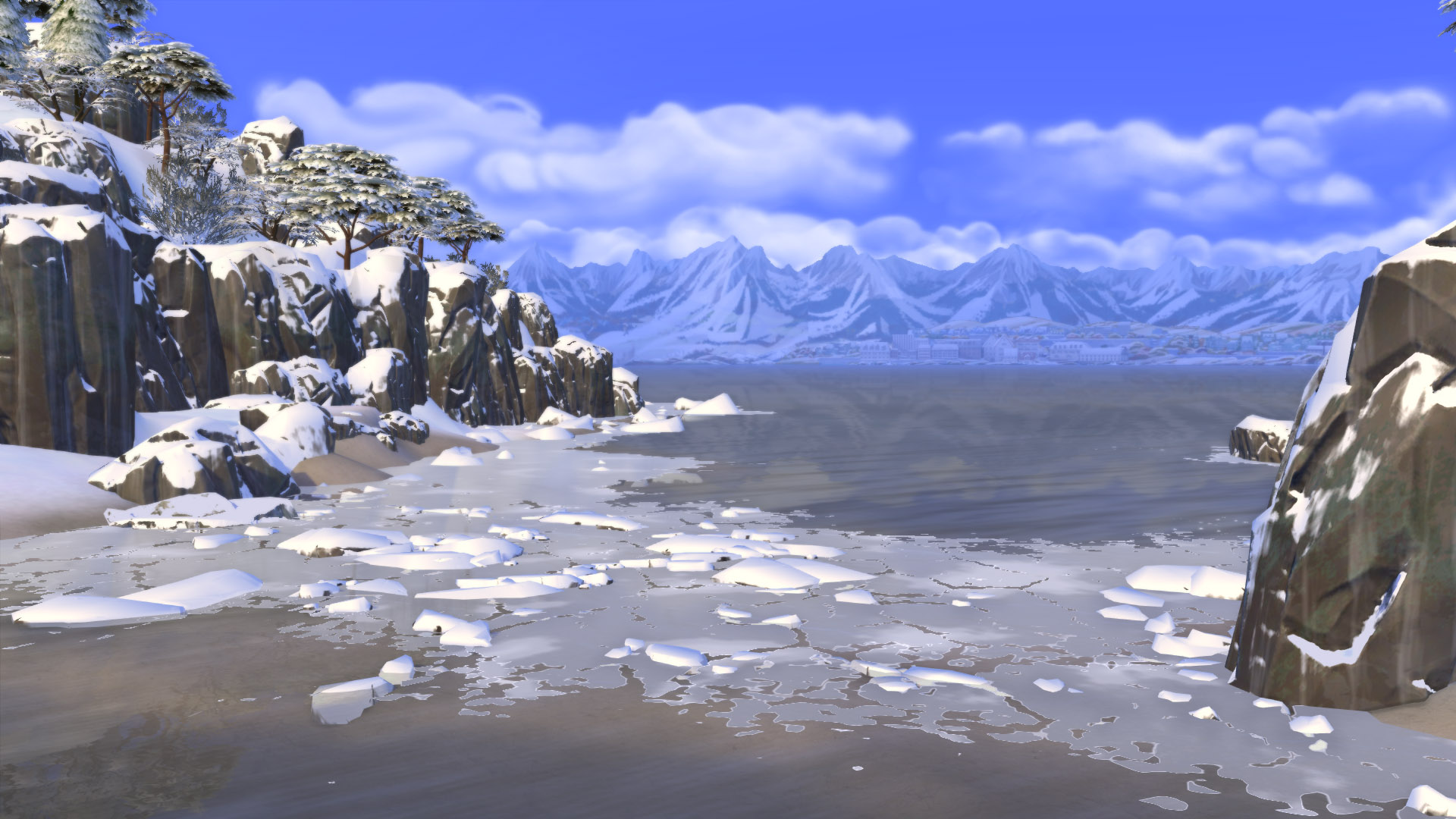 Зимний залив