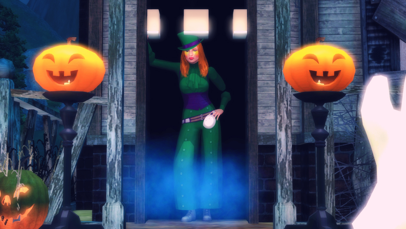 ЗинОк СимсСтория на празднике тыкв и сладостей